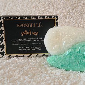 Spongelike Salted Rose Mani Pedi Treatment Set (NIB)
